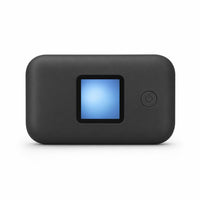 Router WiFi 4G de bolsillo, color negro, vista frontal